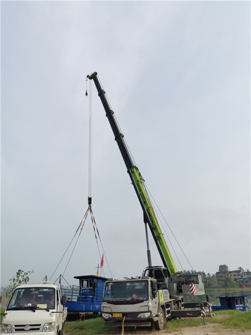 普洱市桥梁建设吊装案例